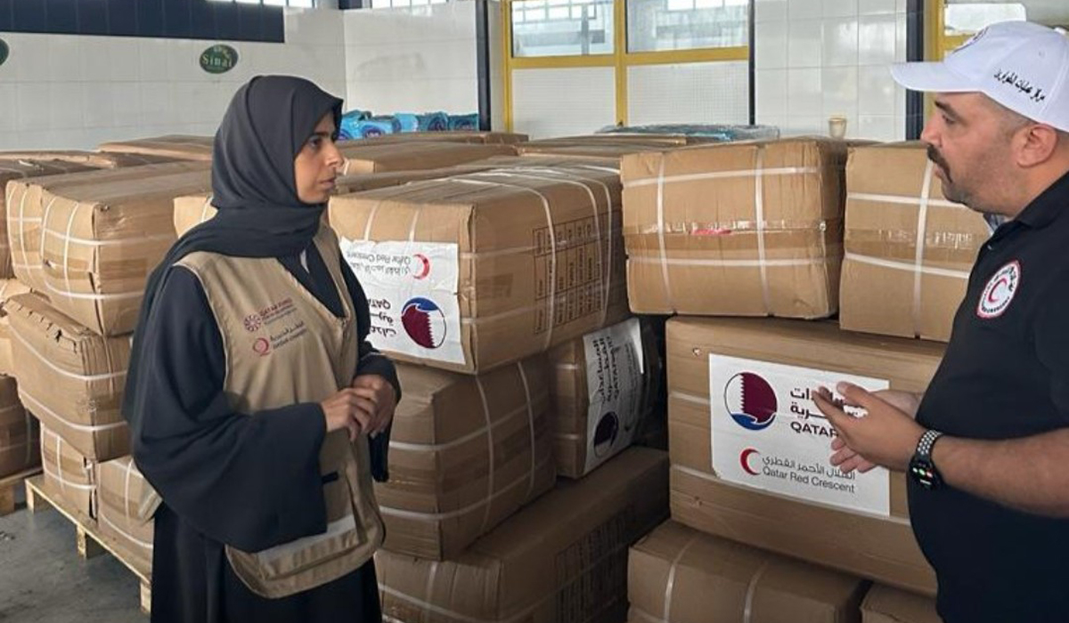Al Khater reaches Rafah border in Egypt with Qatari aid delegation